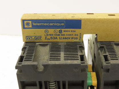 Telemecanique Contactor Rail Terminals Bus Bar 575V 6A 3 PH Lot of 4