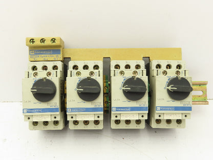 Telemecanique Contactor Rail Terminals Bus Bar 575V 6A 3 PH Lot of 4