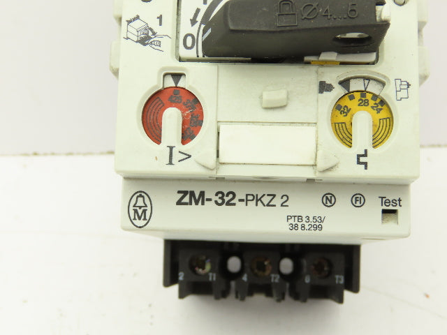 Klockner Moeller ZM-32-PKZ 2 Motor Starter 600V 30HP 32A 3 PH