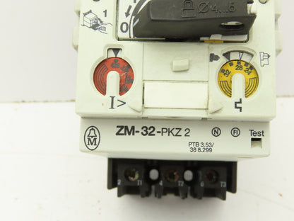 Klockner Moeller ZM-32-PKZ 2 Motor Starter 600V 30HP 32A 3 PH