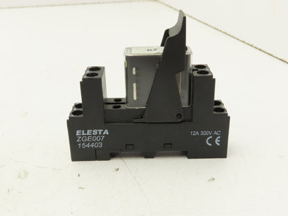 Elesta SGR282 Socket Relay With Base 24VDC 8A Lot Of 12