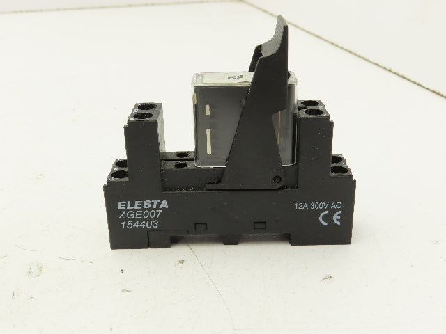 Elesta SGR282 Socket Relay With Base 24VDC 8A Lot Of 12