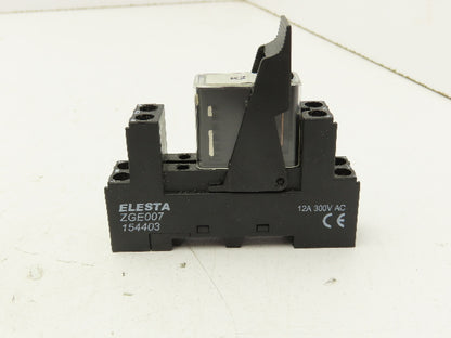 Elesta SGR282 Socket Relay With Base 24VDC 8A Lot Of 12
