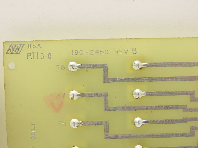 SCI PTI 3-0 180-2459 Fuse Card Rev B Lot of 3