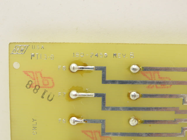 SCI PTI 3-0 180-2459 Fuse Card Rev B Lot of 3