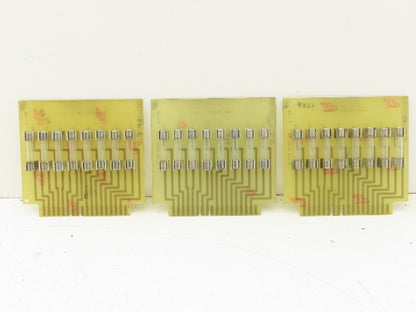 SCI PTI 3-0 180-2459 Fuse Card Rev B Lot of 3