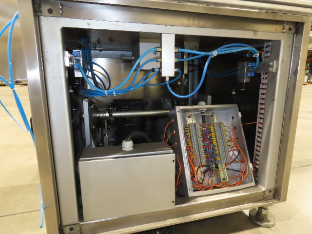Jet Pack Machines Indexing Feed Table Bottle Conveyor