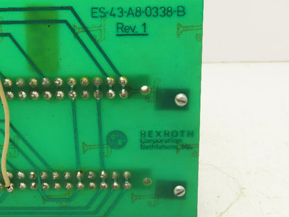 Rexroth ES-43-A8-0338-B Rev 1 Card Holder Adapter Dual 2 Slot