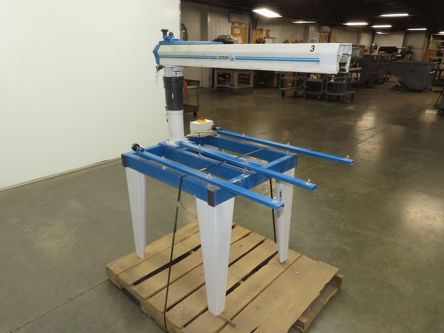 Omga RN 700 Radial Arm Saw Frame For 14" Blade 5Hp Motor 36-5/8" 700mm Rip