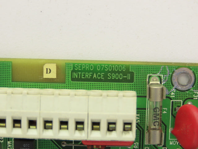 Sepro Robotique 07S01006 S900-II Interface Module Circuit Board