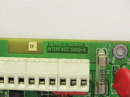 Sepro Robotique 07S01006 S900-II Interface Module Circuit Board