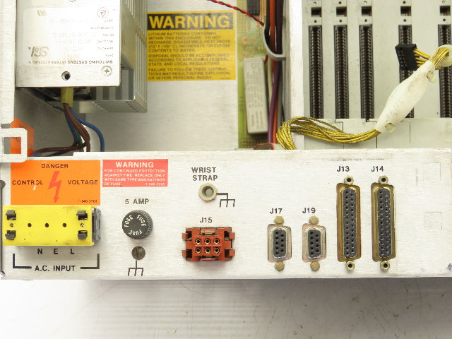 Cincinnati Milacron 3-700-0232A PLC Chassis 10-Slot Rack Power Supply 115V 1PH