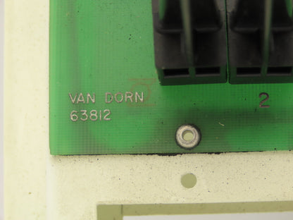 Van Dorn 63813 63812 PLC Chassis Backplane Motherboard Power Supply