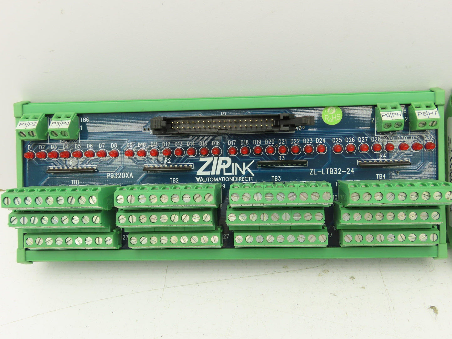 Automation Direct ZipLink ZL-LTB32-24 Sensor Input Module LED