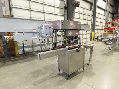 Stainless Bottle Capping Torque Machine Bottle Conveyor