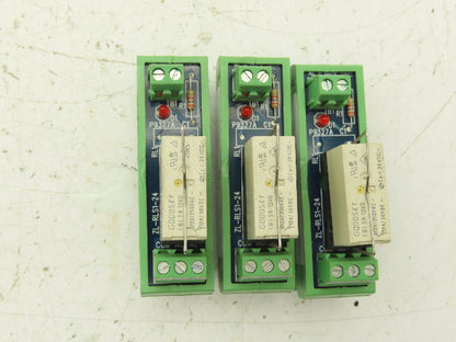 Automation Direct ZL-RLS1-24 Single Channel 24VDC Relay Lot of 3