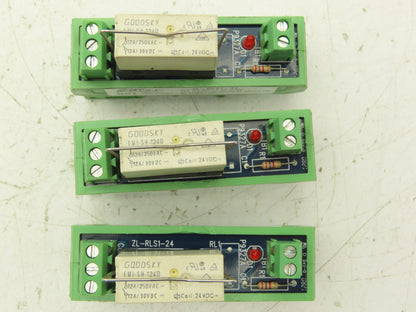 Automation Direct ZL-RLS1-24 Single Channel 24VDC Relay Lot of 3