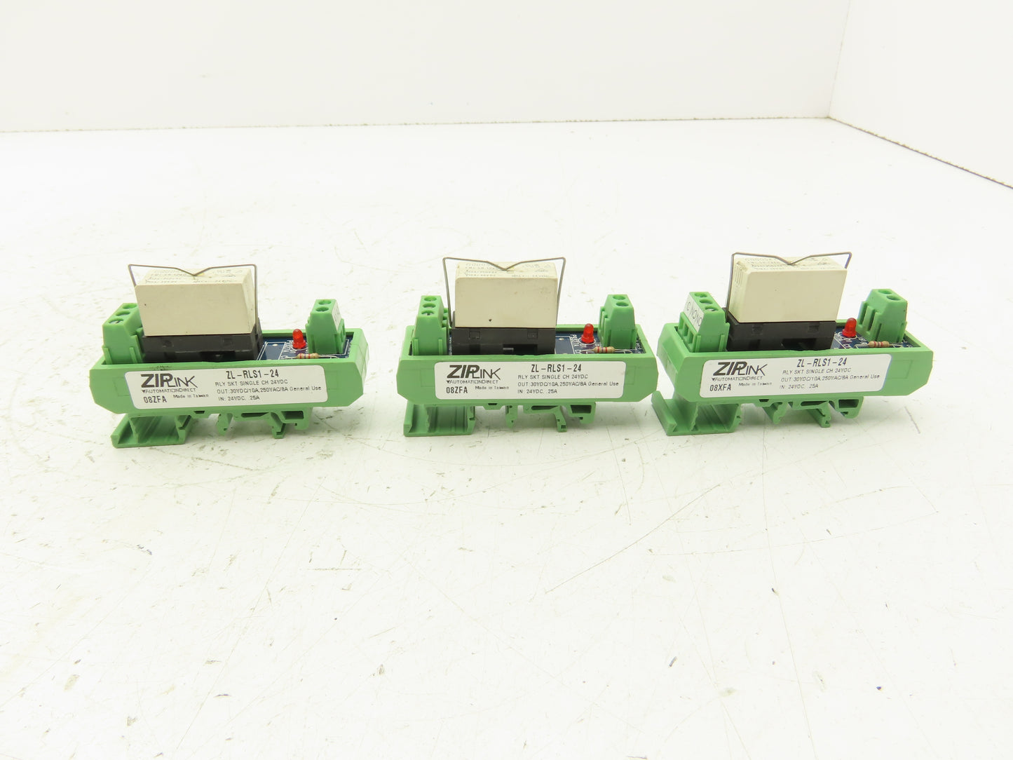 Automation Direct ZL-RLS1-24 Single Channel 24VDC Relay Lot of 3