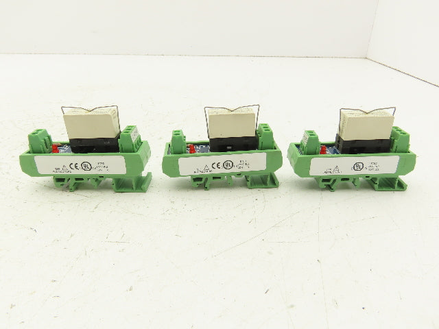 Automation Direct ZL-RLS1-24 Single Channel 24VDC Relay Lot of 3