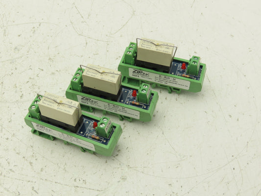 Automation Direct ZL-RLS1-24 Single Channel 24VDC Relay Lot of 3