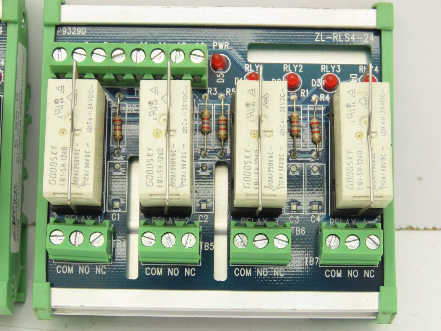 Automation Direct ZL-RLS4-24 Quad Channel 24VDC Relay Lot of 2