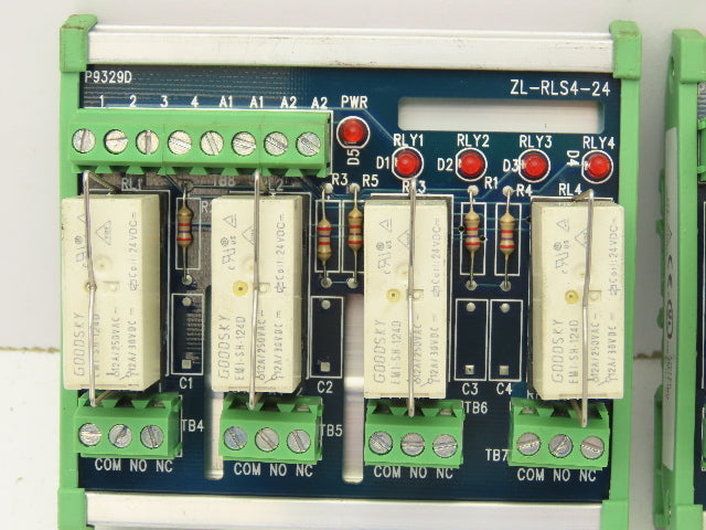 Automation Direct ZL-RLS4-24 Quad Channel 24VDC Relay Lot of 2