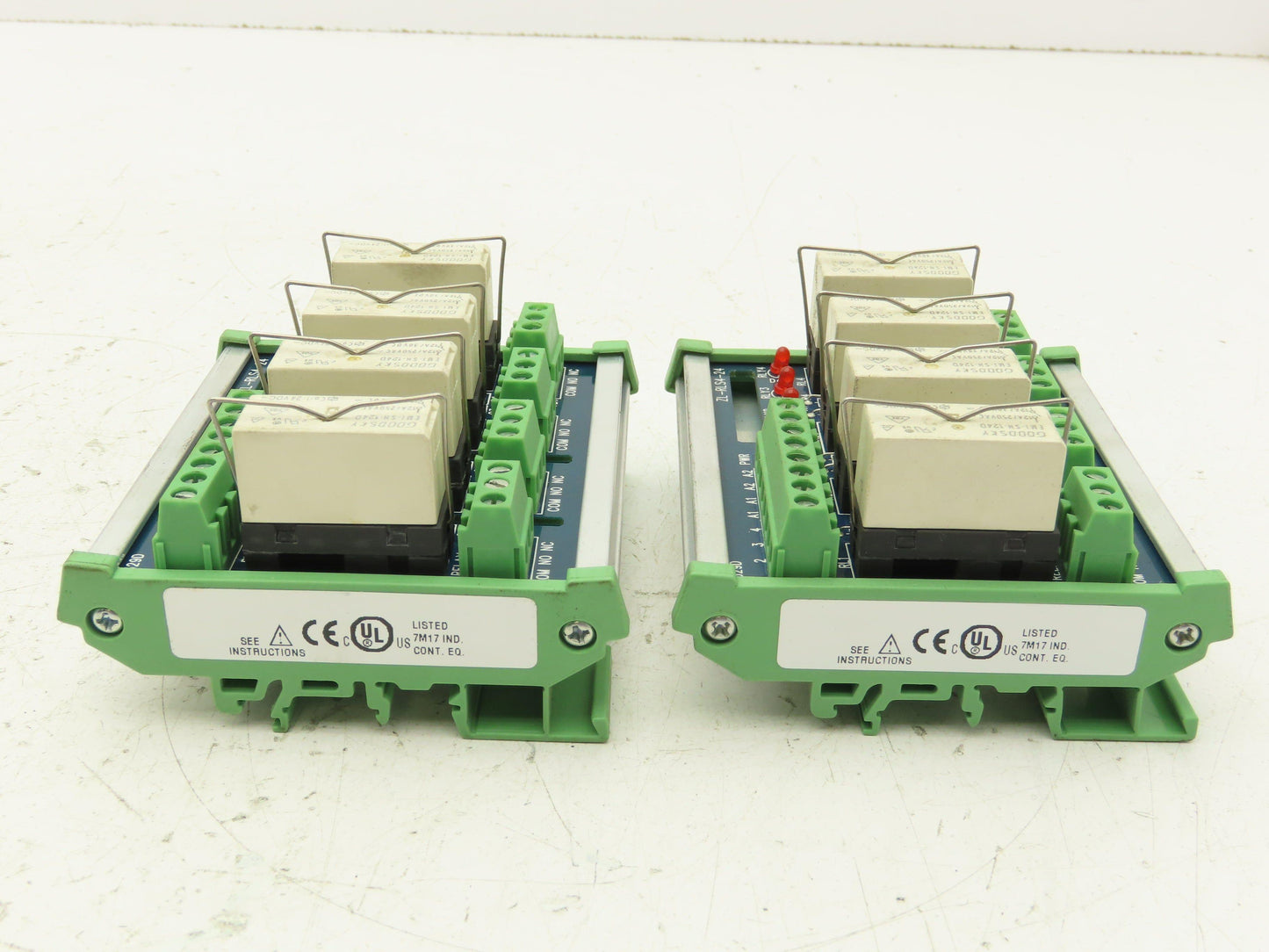 Automation Direct ZL-RLS4-24 Quad Channel 24VDC Relay Lot of 2