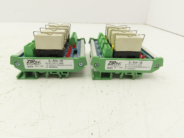 Automation Direct ZL-RLS4-120 Quad Channel 24VDC Relay Lot of 2