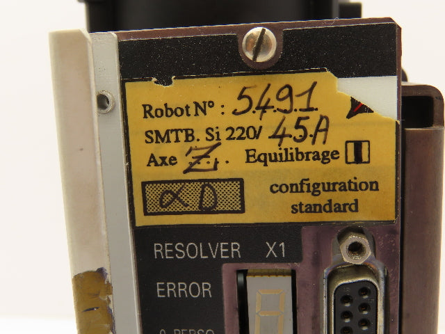 INFRANOR SMTBSI U/220 G3/PTZ10 Servo Drive Amplifier