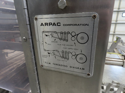 Arpac Shrink Wrapper Bundler Heat Tunnel Belt Conveyor 480V