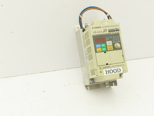 Omron VS Mini J7 Variable Frequency Drive 1PH Input 3PH 0-240V 0-400Hz 1.6A Out