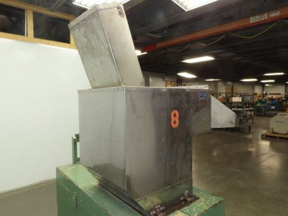 Wor-Tex JC-10L Plastic Granulator Shredder Chipper 8 x 21" 15HP 230/460V