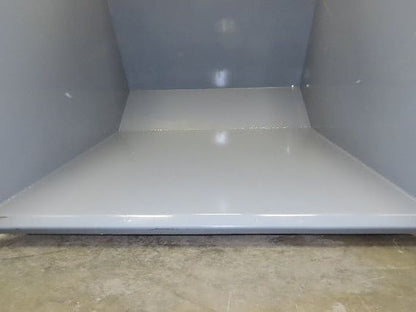 Wright 3 YD Self Dumping Hopper Bump Dump 4000lbs Trash Recycling 10 Gauge Bin
