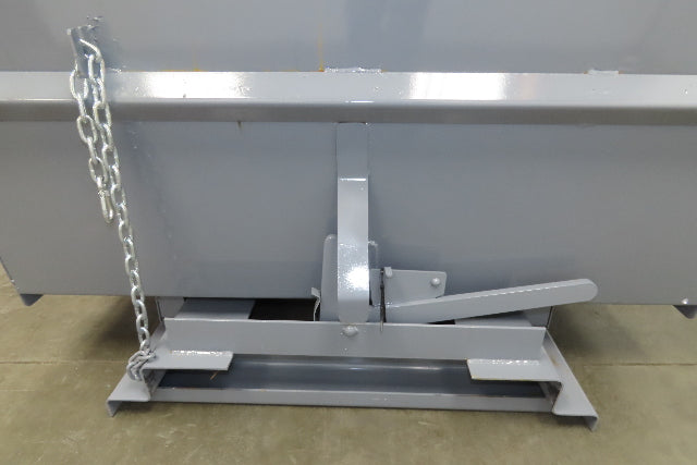 Wright 30055-GRY 3 YD Self Dumping Hopper 4000lbs Trash Recycling 10 Gauge Bin