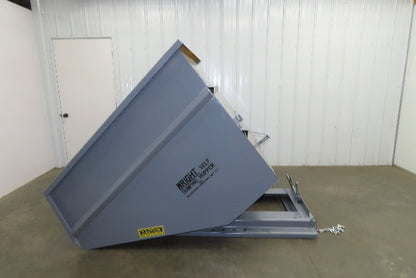Wright 30055-GRY 3 YD Self Dumping Hopper 4000lbs Trash Recycling 10 Gauge Bin