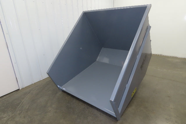 Wright 30055-GRY 3 YD Self Dumping Hopper 4000lbs Trash Recycling 10 Gauge Bin