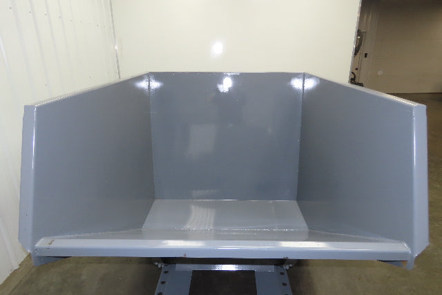 Wright 30055-GRY 3 YD Self Dumping Hopper 4000lbs Trash Recycling 10 Gauge Bin