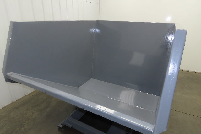 Wright 30055-GRY 3 YD Self Dumping Hopper 4000lbs Trash Recycling 10 Gauge Bin