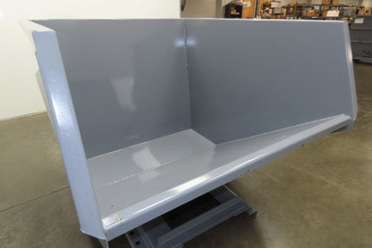 Wright 30055-GRY 3 YD Self Dumping Hopper 4000lbs Trash Recycling 10 Gauge Bin