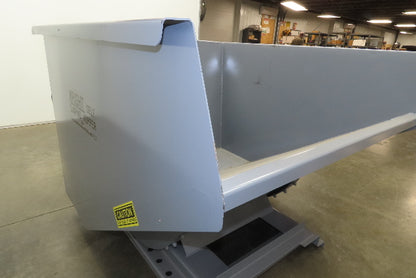 Wright 20055-GRY 2 YD Self Dumping Hopper 4000lbs Trash Recycling 10 Gauge Bin