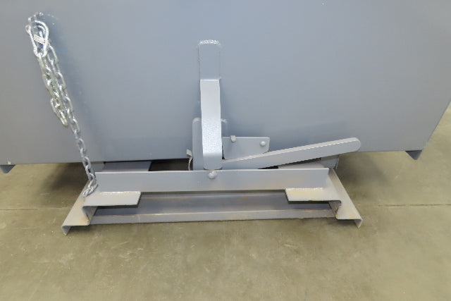 Wright 20055-GRY 2 YD Self Dumping Hopper 4000lbs Trash Recycling 10 Gauge Bin