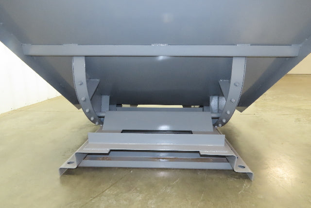 Wright 20055-GRY 2 YD Self Dumping Hopper 4000lbs Trash Recycling 10 Gauge Bin