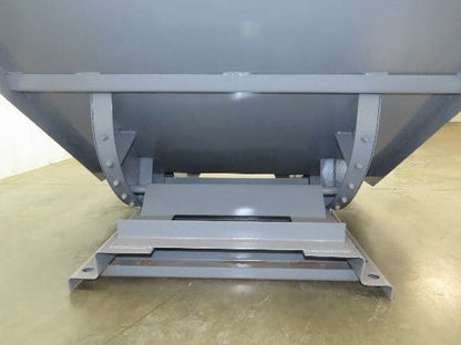 Wright 20055-GRY 2 YD Self Dumping Hopper 4000lbs Trash Recycling 10 Gauge Bin