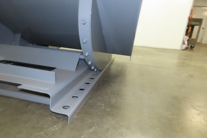 Wright 20055-GRY 2 YD Self Dumping Hopper 4000lbs Trash Recycling 10 Gauge Bin