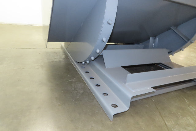 Wright 20055-GRY 2 YD Self Dumping Hopper 4000lbs Trash Recycling 10 Gauge Bin