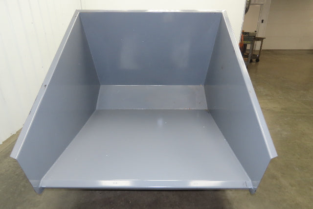 Wright 20055-GRY 2 YD Self Dumping Hopper 4000lbs Trash Recycling 10 Gauge Bin