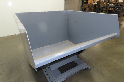 Wright 20055-GRY 2 YD Self Dumping Hopper 4000lbs Trash Recycling 10 Gauge Bin