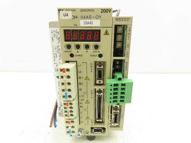 Yaskawa Servo Drive Servopack 1PH Input 3PH 0-230VAC 2.8A 0.54HP Output Ser F