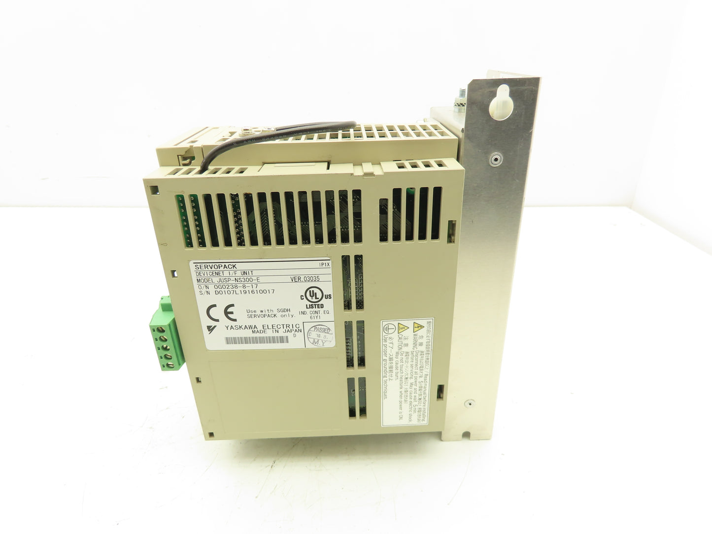Yaskawa Servo Drive Servopack 1PH Input 3PH 0-230VAC 2.8A 0.54HP Output Ser F