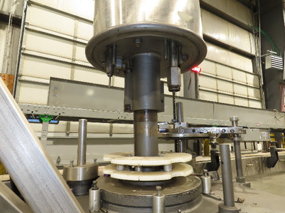 Capem 4-Head Bottle Capping Machine Bottle Conveyor  *For Repair*